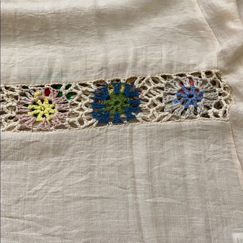 Crochet Blouse/Swim Cover Up - Picture 5 of 10